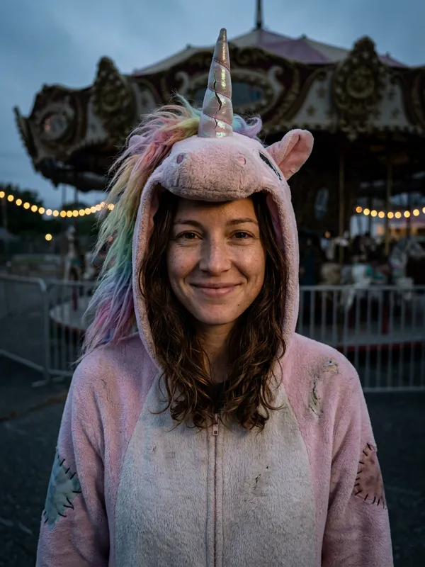 Haunted Unicorn Mascot